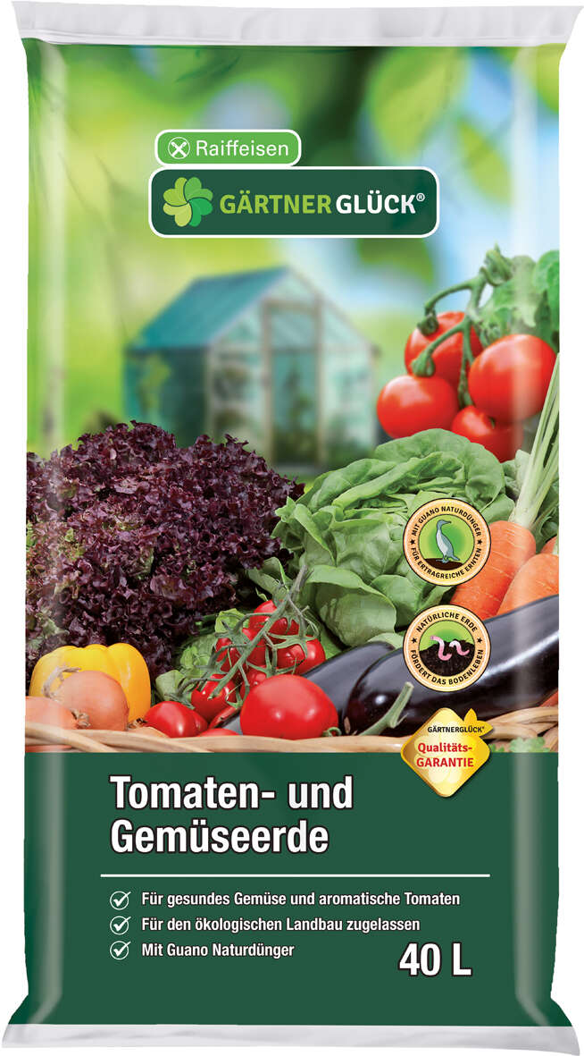 GÄRTNERGLÜCK Tomaten- und Gemüseerde